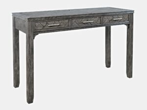 miniaturka Ciemnoszare Biurko Klasyczne z USB – Avola