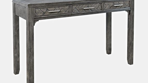 miniaturka Ciemnoszare Biurko Klasyczne z USB – Avola