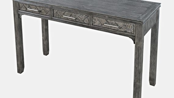 miniaturka Ciemnoszare Biurko Klasyczne z USB – Avola