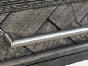 miniaturka Ciemnoszare Biurko Klasyczne z USB – Avola