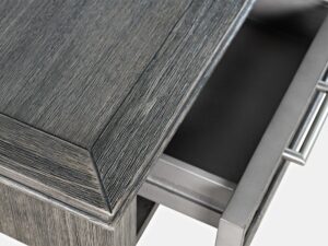 miniaturka Ciemnoszare Biurko Klasyczne z USB – Avola