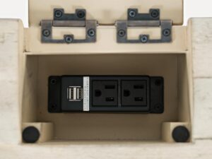 miniaturka Kremowe Biurko Rustykalne Shabby Chic Przetarcia – Avola