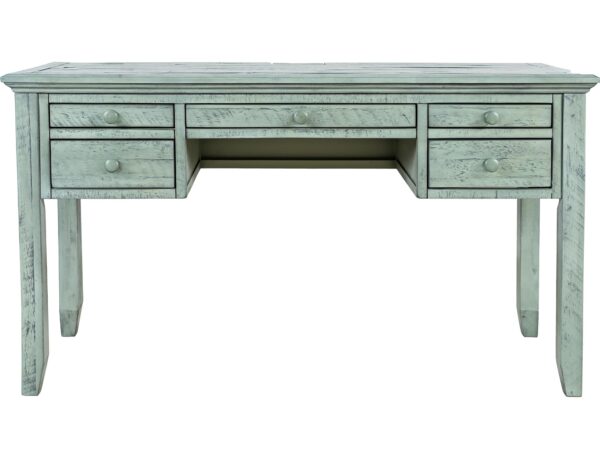 Turkusowa komoda rustykalna