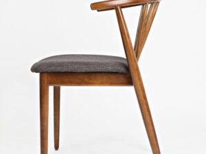 miniaturka Zestaw Stół 112cm Cztery Krzesła Jasnobrązowe – Avola