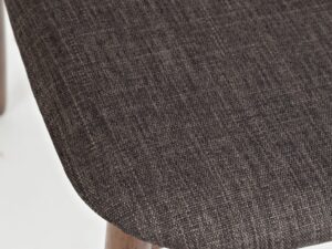 miniaturka Mid-Century Krzesło Grafitowa Tkanina – Avola