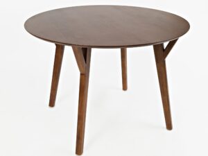 miniaturka Zestaw Stół 112cm Cztery Krzesła Jasnobrązowe – Avola