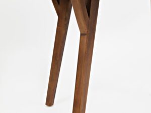 miniaturka Zestaw Stół 112cm Cztery Krzesła Jasnobrązowe – Avola