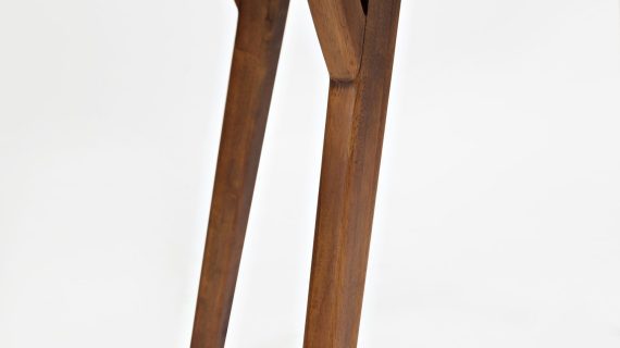 miniaturka Zestaw Stół 112cm Cztery Krzesła Jasnobrązowe – Avola