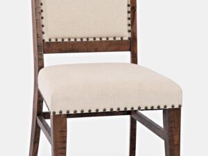 miniaturka Rustykalne Krzesło Ciemne Drewno Shabby Chic – Avola