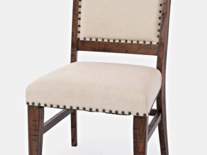 miniaturka Rustykalne Krzesło Ciemne Drewno Shabby Chic – Avola