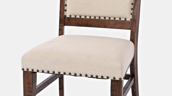 miniaturka Rustykalne Krzesło Ciemne Drewno Shabby Chic – Avola