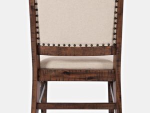 miniaturka Rustykalne Krzesło Ciemne Drewno Shabby Chic – Avola