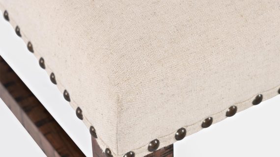 miniaturka Rustykalne Krzesło Ciemne Drewno Shabby Chic – Avola