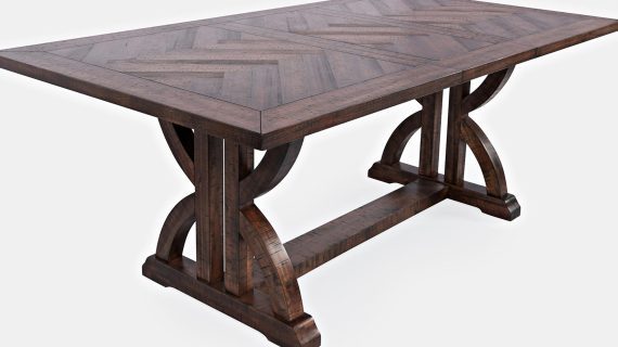 miniaturka Klasyczny Stół Rozkładany Intarsja Jodełka – Avola