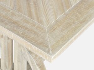 miniaturka Drewniany Stół Intarsja Jodełka Nogi Krzyżowe – Avola