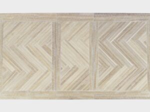 miniaturka Drewniany Stół Intarsja Jodełka Nogi Krzyżowe – Avola