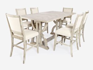 miniaturka Drewniany Stół Intarsja Jodełka Nogi Krzyżowe – Avola