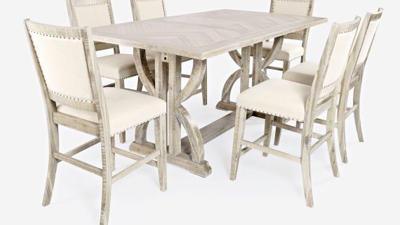 miniaturka Drewniany Stół Intarsja Jodełka Nogi Krzyżowe – Avola