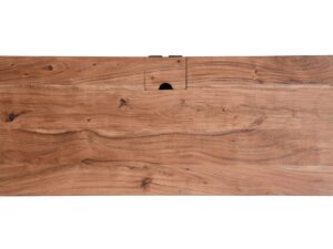 miniaturka Loftowe Biurko Naturalne Drewno Gniazda USB – Avola