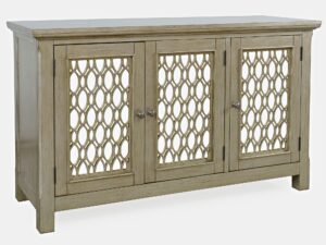 miniaturka Złota Komoda Lustrzane Drzwi Eleganckie Szprosy – Avola