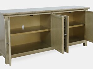 miniaturka Złota Komoda Lustrzane Drzwi Ozdobne Szprosy – Avola