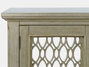 miniaturka Złota Komoda Lustrzane Drzwi Ozdobne Szprosy – Avola