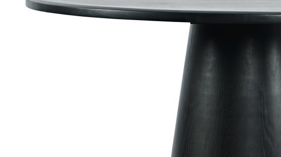 miniaturka Minimalistyczny Stół Barowy Okrągły Blat Stożkowa Podstawa – Avola