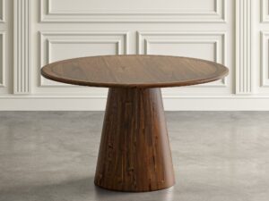 miniaturka Drewniany Stół Mid-Century 127cm Okrągły Blat – Avola