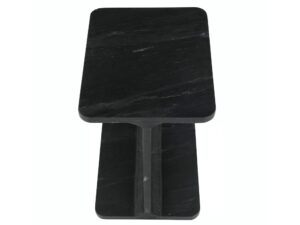 miniaturka Marmurowy Stolik Zaokrąglona Krawędź Polerowana Powierzchnia – Avola