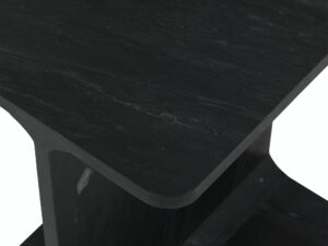 miniaturka Marmurowy Stolik Zaokrąglona Krawędź Polerowana Powierzchnia – Avola