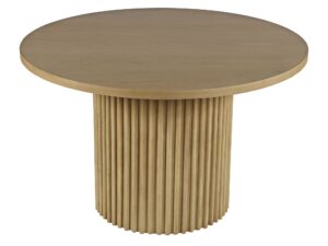 miniaturka Stół Japandi 122cm Ryflowany Blat Naturalne Drewno – Avola