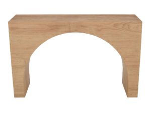 miniaturka Konsola Japandi Łagodny Łuk Widoczna Struktura Drewna – Avola