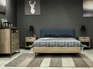 miniaturka Komoda loftowa z postarzanymi nogami metalowymi – Vento