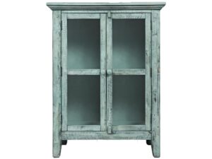 Rustykalna Komoda Turkusowa Przetarcia Shabby Chic – Avola
