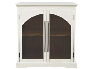 Biała Komoda Przeszklone Drzwi Łuki – Avola