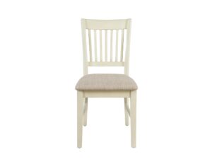 Kremowe Krzesło Tapicerowane Kremowe Siedzisko – Avola