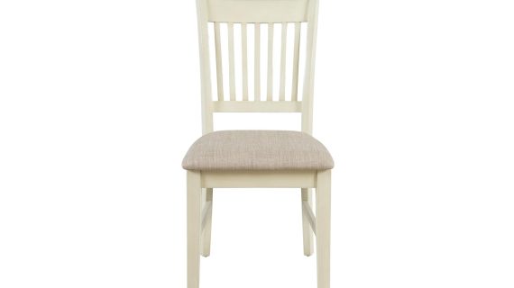 Kremowe Krzesło Tapicerowane Kremowe Siedzisko – Avola