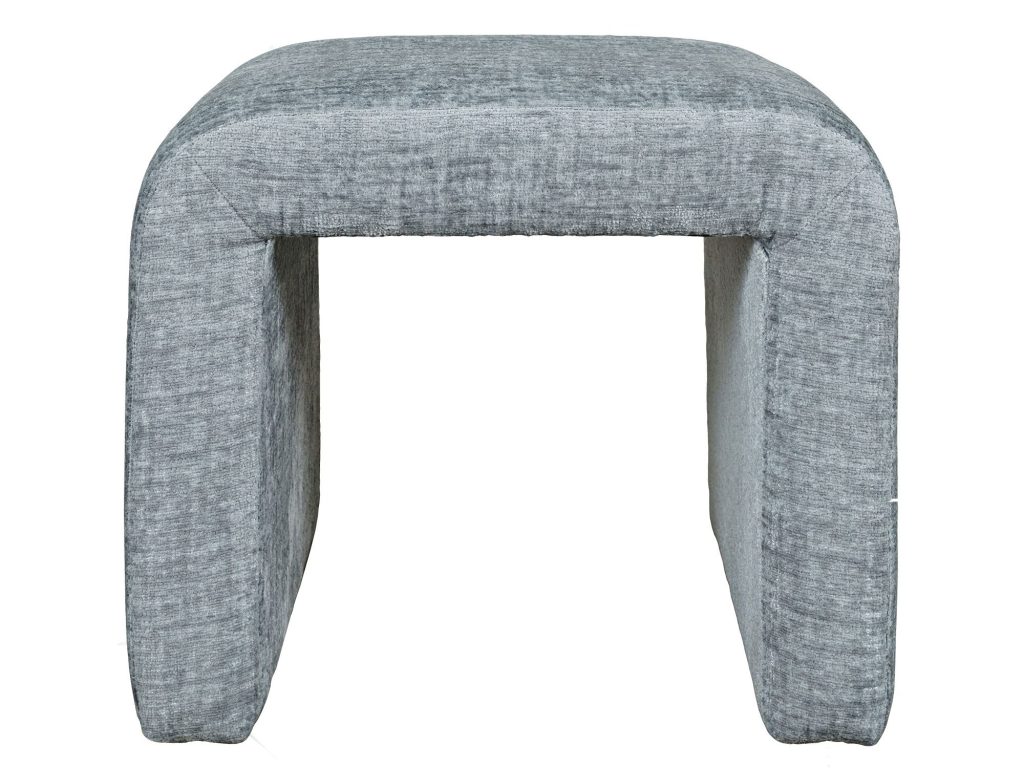 Elegancka Ławka Tapicerowana Jasnoniebieski Kolor – Edinburgh