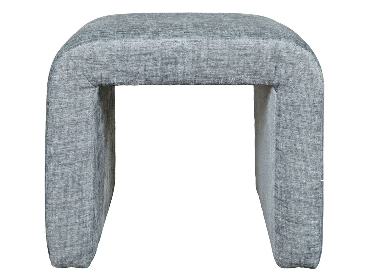 Elegancka Ławka Tapicerowana Jasnoniebieski Kolor – Edinburgh