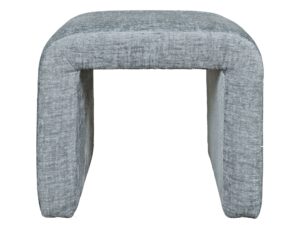 Elegancka Ławka Tapicerowana Jasnoniebieski Kolor – Edinburgh