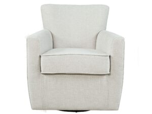 Elegancki Jasnoszary Fotel Obrotowy Tapicerowany – Edinburgh