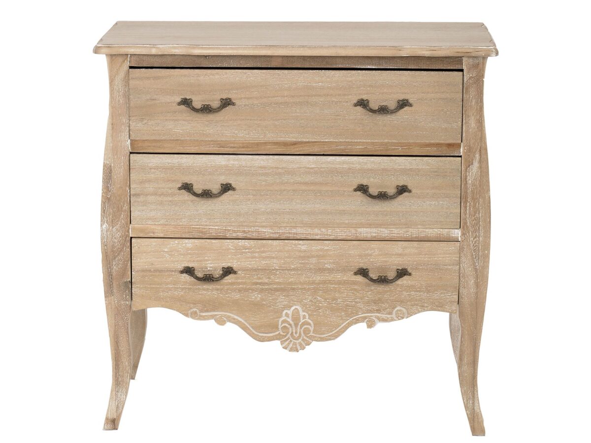 Komoda prowansalska z rzeźbieniami na giętych nóżkach – Viva