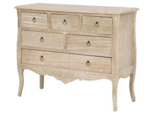 Komoda na giętych nóżkach w kolorze jasnobrązowym – Viva