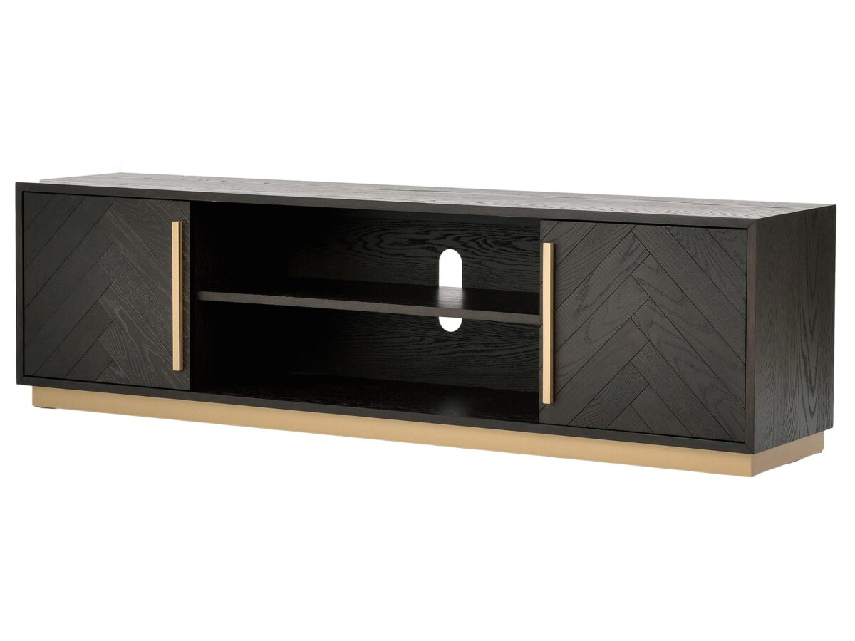 RTV komoda z intarsją i złotymi detalami – Andaluzja