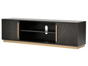 RTV komoda z intarsją i złotymi detalami – Andaluzja