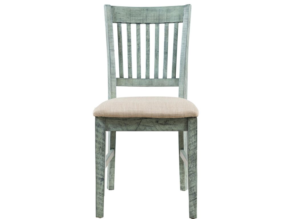 Rustykalne Krzesło Turkusowe Pionowe Listewki – Avola