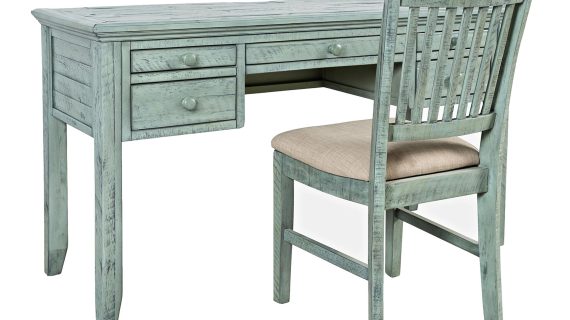 Biurko z Krzesłem Turkusowo-Miętowy Kolor – Avola