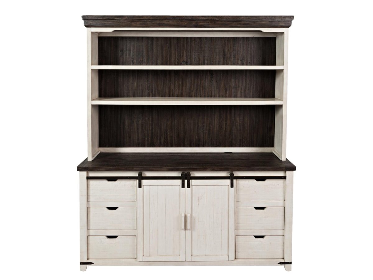 Rustykalny Kredens Sosnowy Przesuwne Drzwi Barn Doors – Avola