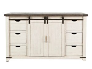 Rustykalna Komoda Drewno Sosnowe Recyklingowe – Avola