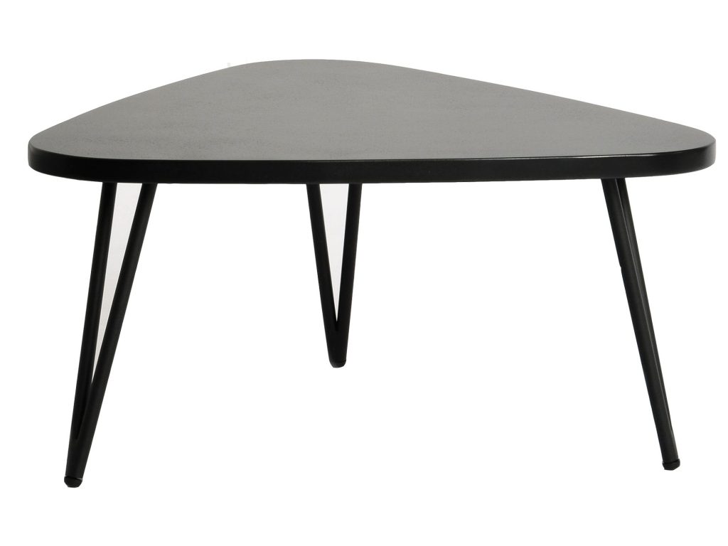 Stolik retro z czarnym blatem imitującym kamień – Mondo